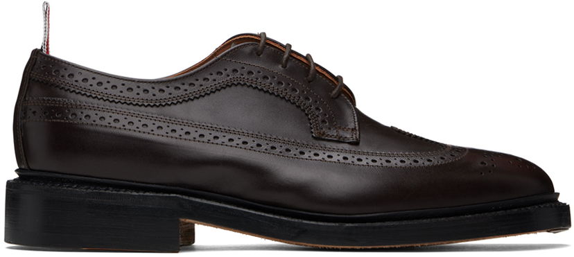 Kläder Thom Browne Thom Browne Classic Longwing Calf Leather Derbys Brun | MFD240D-06764