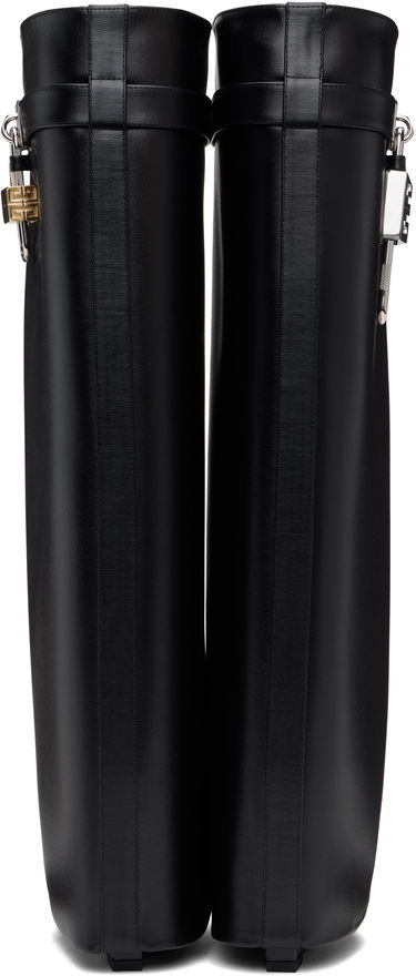 Kläder Givenchy Givenchy Shark Lock Tall Boots Svart | BE702XE1NG001, 1