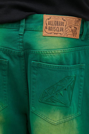Jeans BILLIONAIRE BOYS CLUB Billionaire Boys Club Green Dyed Denim Pants Grön | B24427, 3