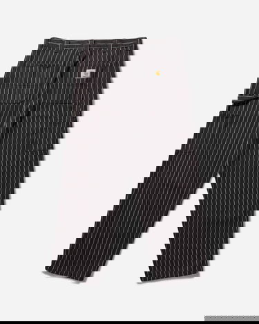 Byxor Carhartt WIP OG Single Knee Seaton Stripe Pants Svart | I034800 2MB02, 2