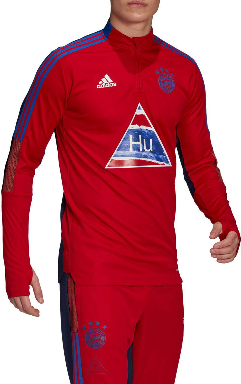 Polotröja adidas Originals FC Bayern Human Race Training Top Röd | gk7840