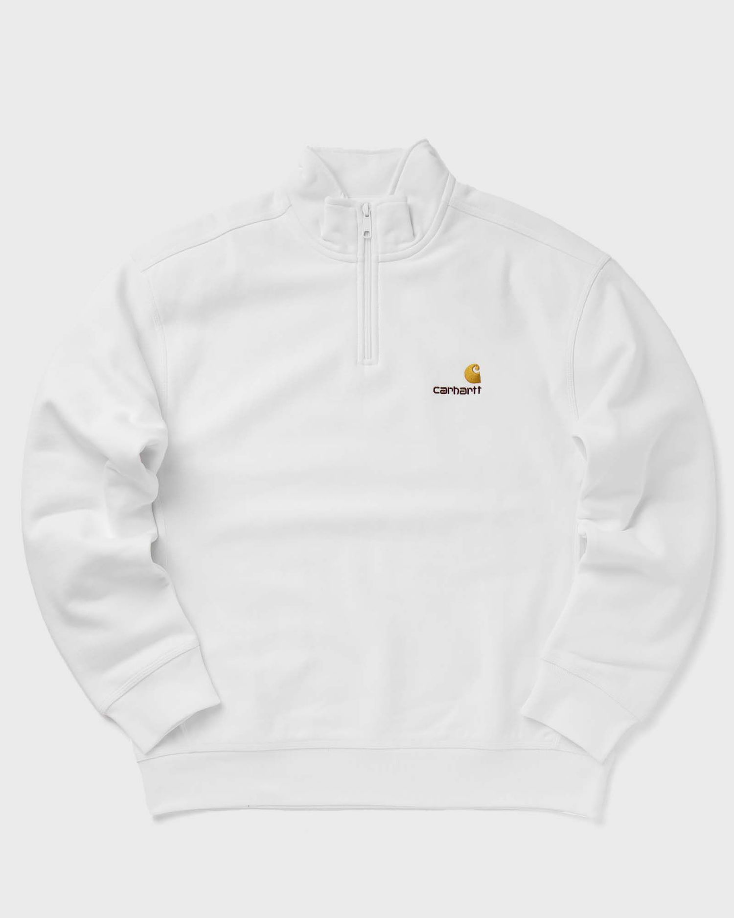 Sweatshirt Carhartt WIP Half Zip American Script Sweat Vit | I027014-02.XX, 0