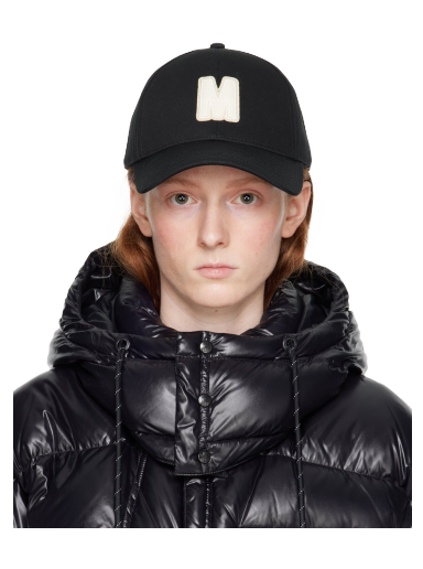 Keps Moncler Appliqué Cap Svart | I10933B000020U082