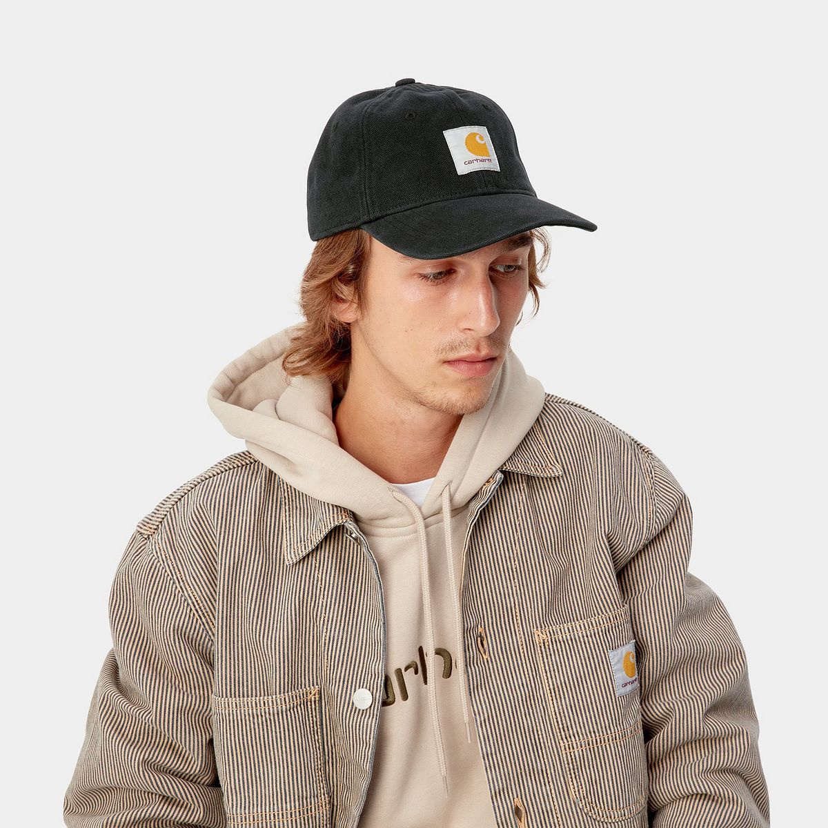 Keps Carhartt WIP Canvas 6-Panel Cap Svart | A211042_89_06, 0