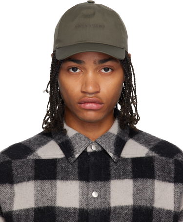 Keps Rick Owens Concordians Owenscorp Embroidered Cap Grön | RA02E0700 TEEM7, 0