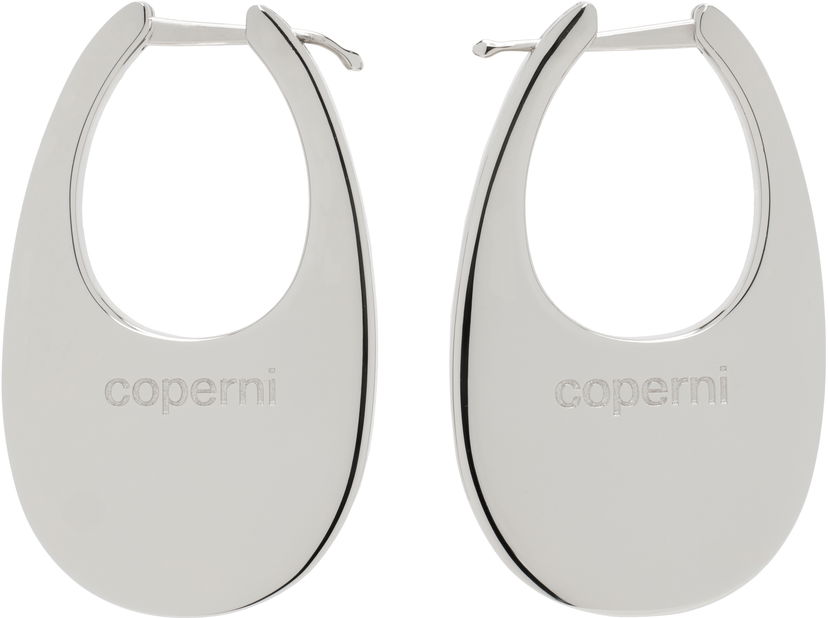 Örhängen Coperni Coperni Medium Swipe Earrings Metallisk | COPBI01BIS725