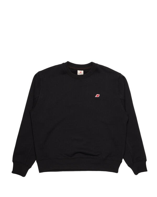 Sweatshirt New Balance Made in USA Crew Sweatshirt Svart | MT21541_BK, 0