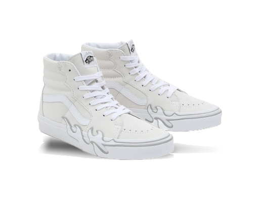 Skateboarding Vans Chaussures Sk8-hi Flame Vit | VN0005UJWWW