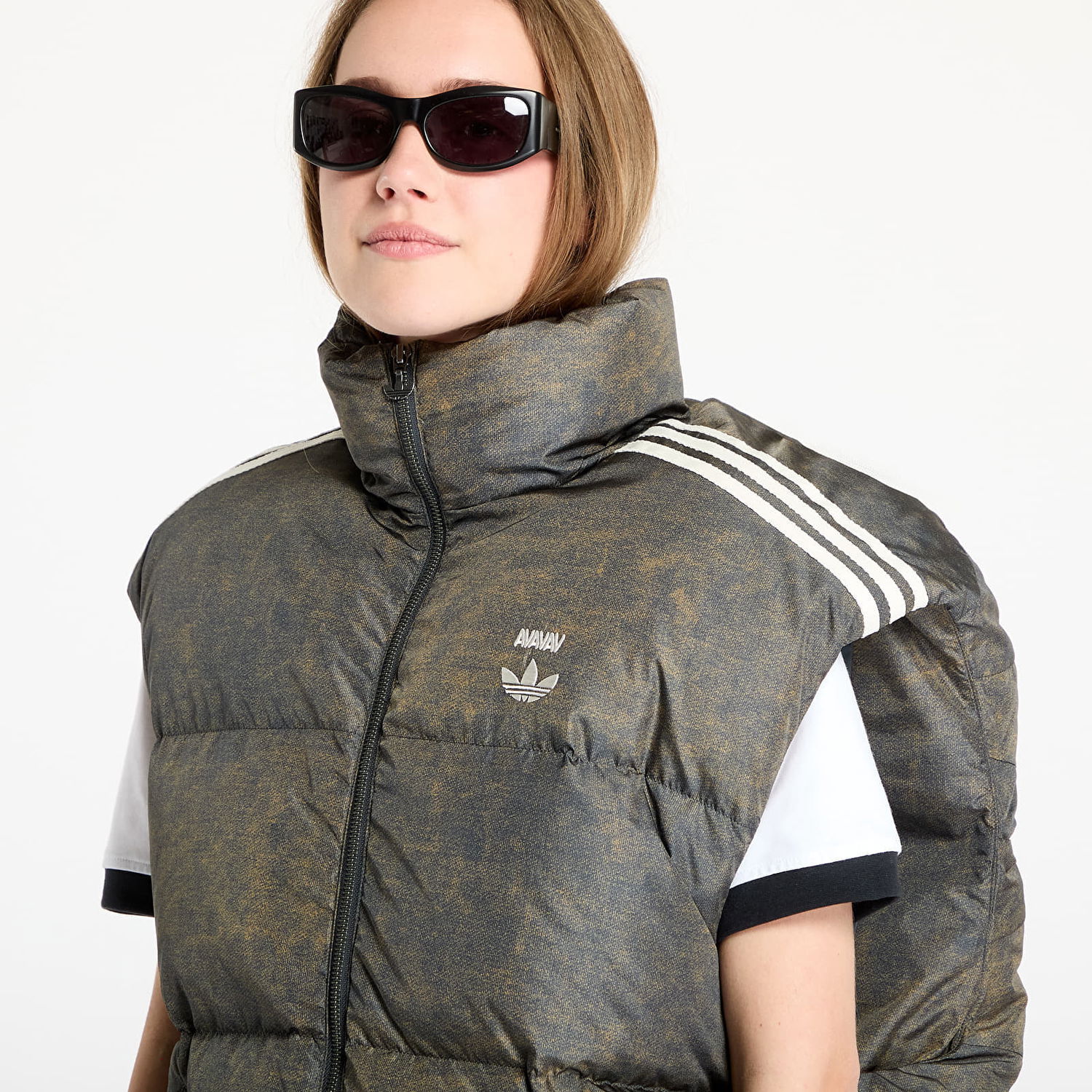 Väst adidas Originals adidas x Avavav Puffer Vest Brun | JP4848, 1