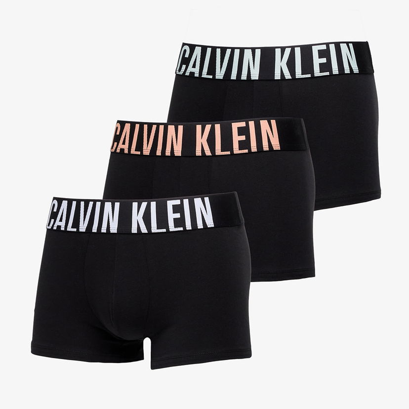 Boxare CALVIN KLEIN Calvin Klein Intense Power Cotton Stretch Trunk (3-Pack) Svart | 000NB3608A VVN