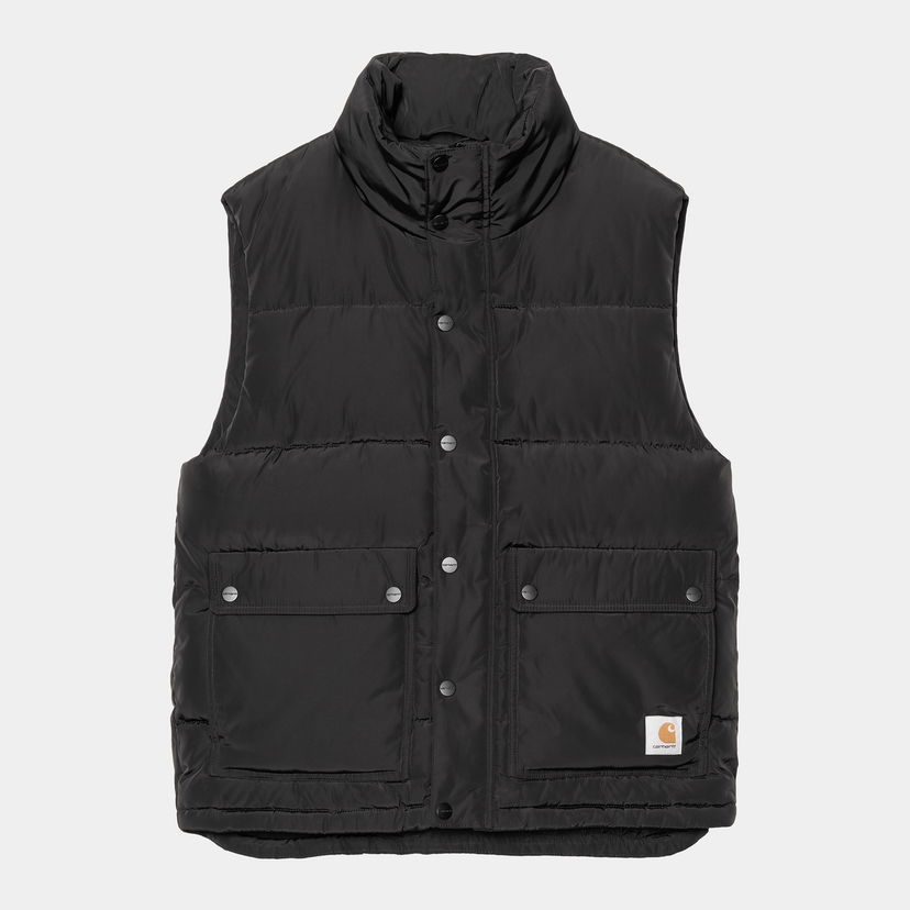 Väst Carhartt WIP Brent Puffer Vest Svart | I035362_48