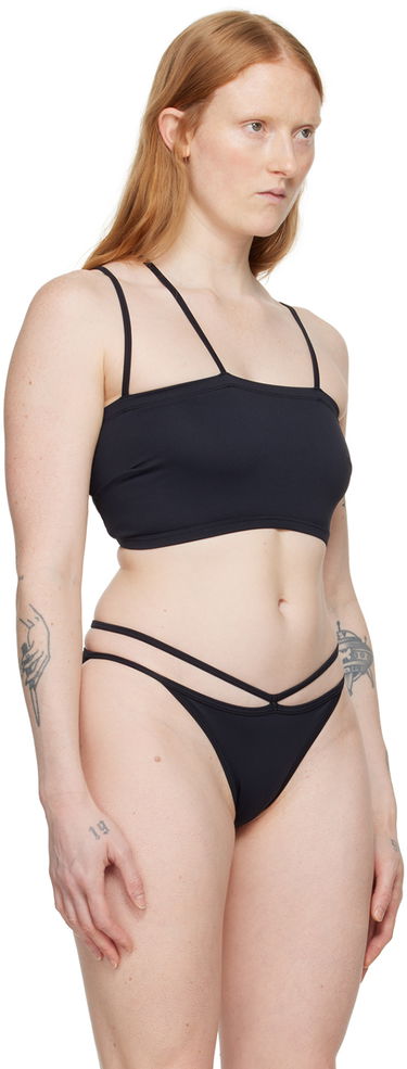 Behå Baserange Asymmetrical Bikini Top Svart | SWNT-PA-000, 1