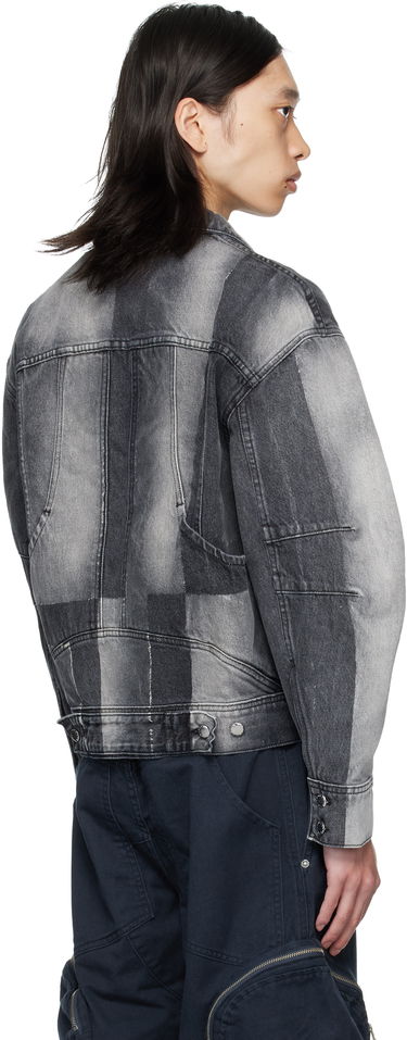 Jacka Eckhaus Latta Eckhaus Latta 'El Jacket Redux' Denim Jacket Grå | 1224-EL-PF25-SF, 2