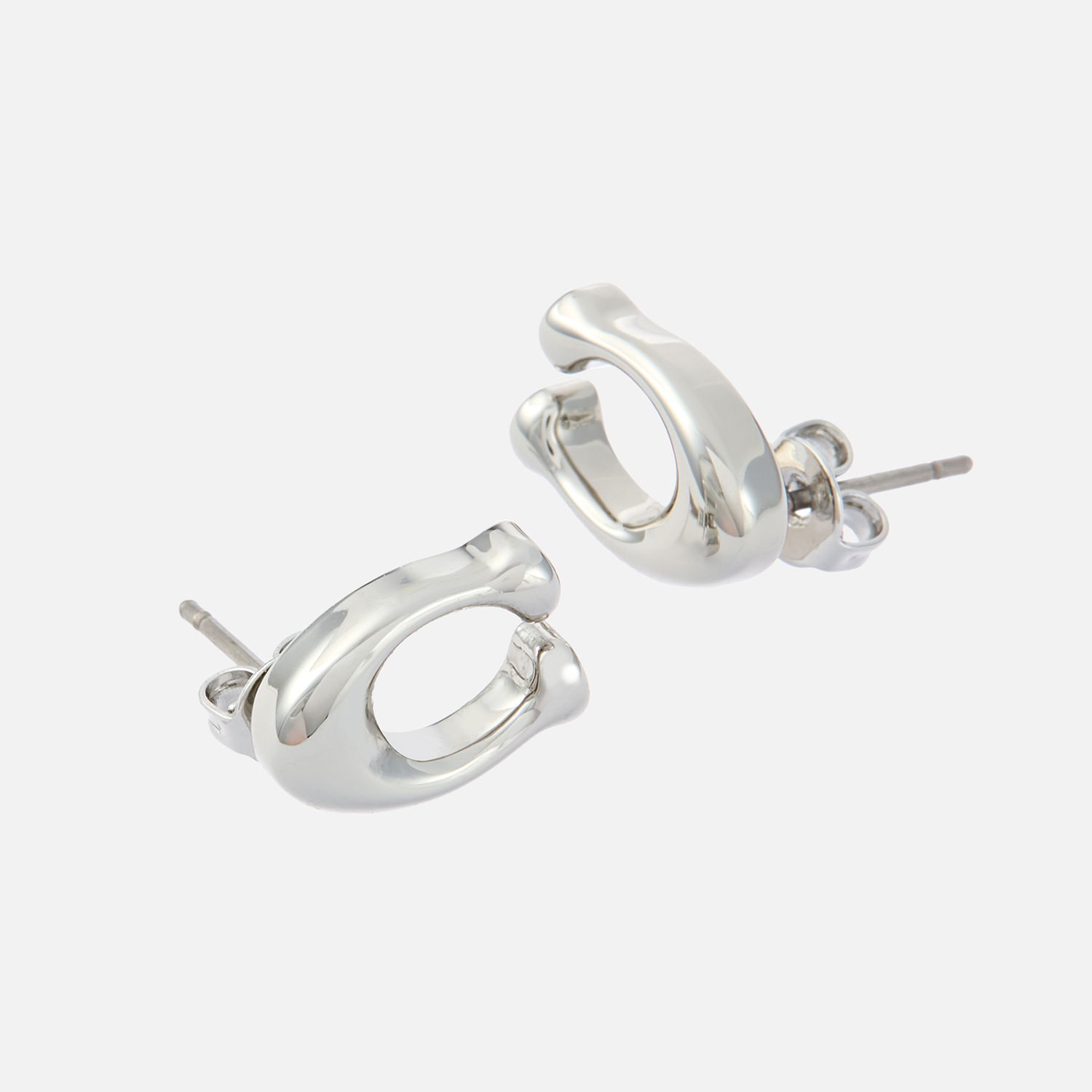 Örhängen Coach Bubble C Stud Earrings Metallisk | 37369816RHO030, 0