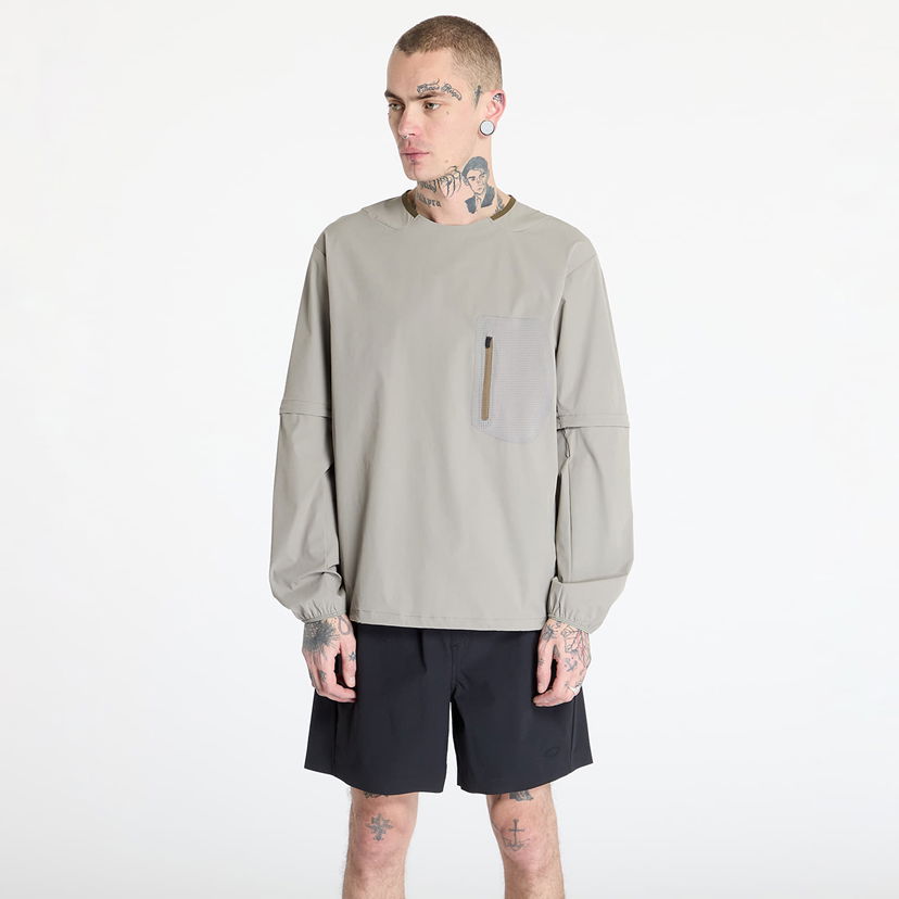 Sweater OAKLEY Oakley Latitude Flight Convert Shell Tee Grå | FOA406827-7C9