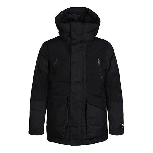 Parkas Nike Sportswear Down-Fill Hooded Jacket Svart | CU4393-010