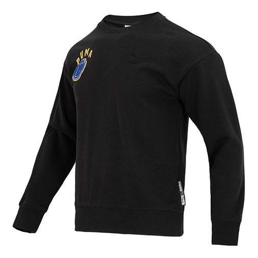 Sweater Puma Team Graphic Crewneck Sweatshirt Svart | 622275-01