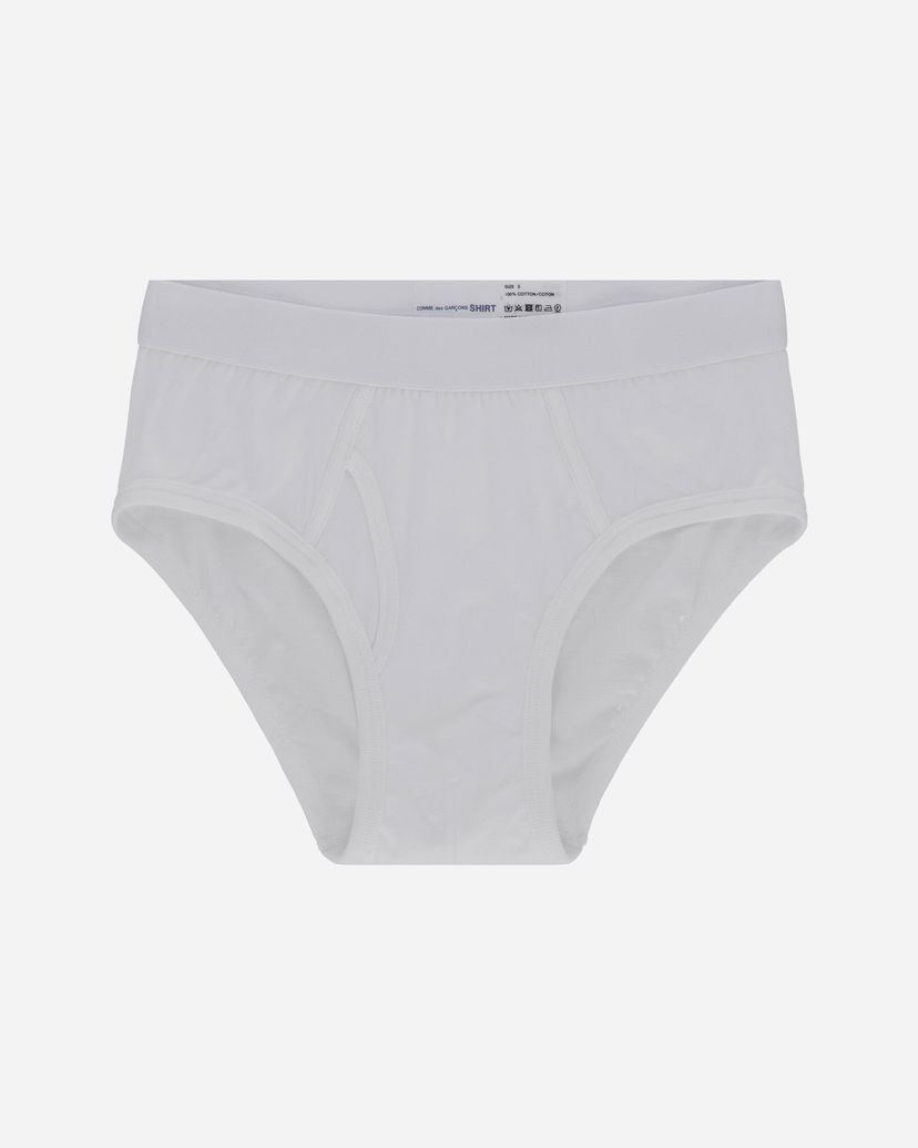 Trosor Comme des Garçons Classic Briefs Vit | FZ-T914-PER 4