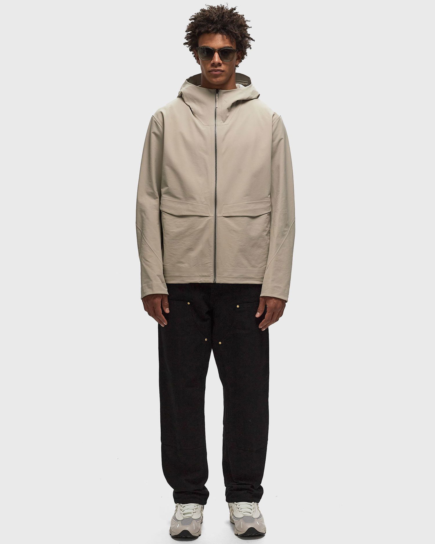 Vindjacka Arcteryx Veilance Quartic Shell Jacket Size XL Beige | X000007677-BEIGE, 1