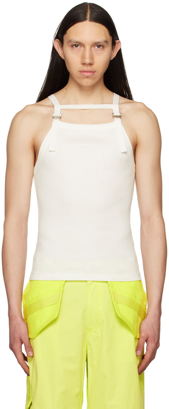 Linne Dion Lee Dion Lee Safety Harness Tank Top Vit | C3136S23
