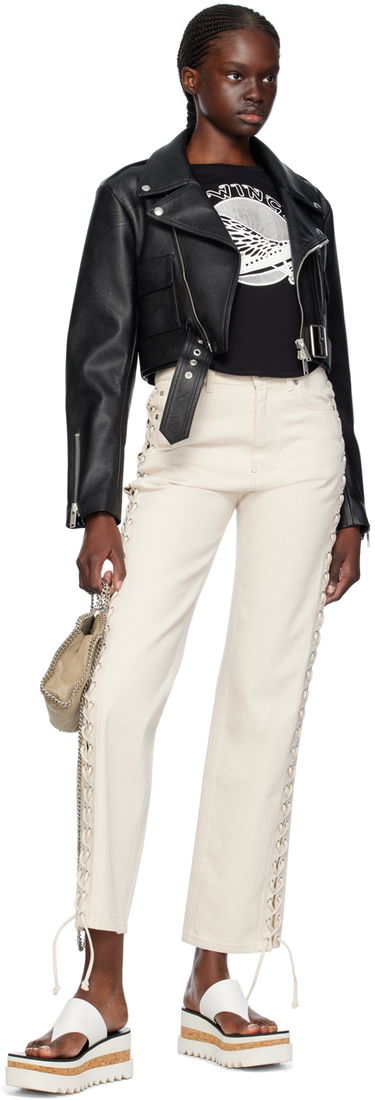 T-shirt Stella McCartney 'Wings' Graphic T-Shirt Svart | 6J02843SPZ12, 3