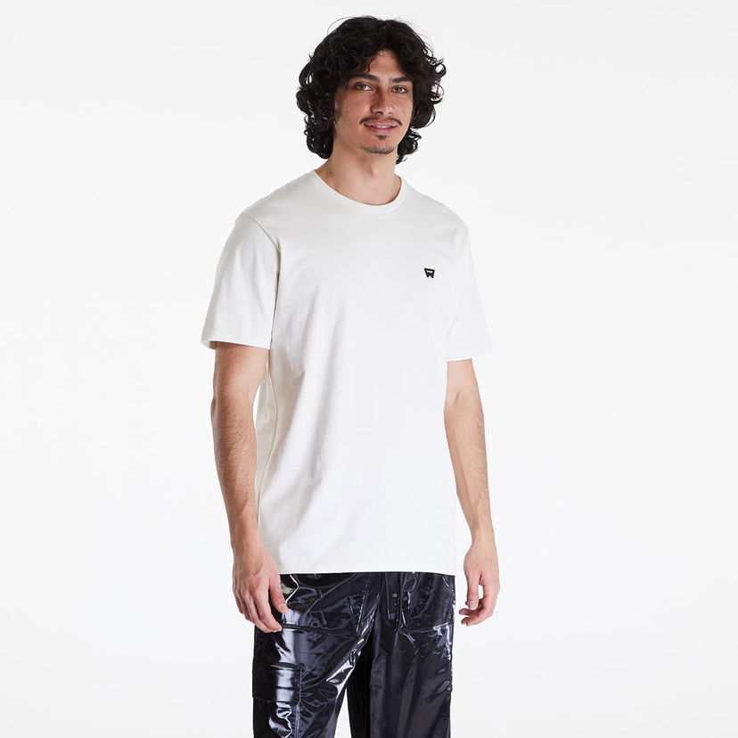 T-shirt Wrangler Sign Off Tee White Vit | 112351234