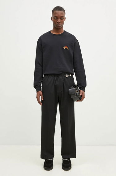 Byxor Aries Tailored Slacker Wool-Blend Trousers Svart | AR3020002, 4