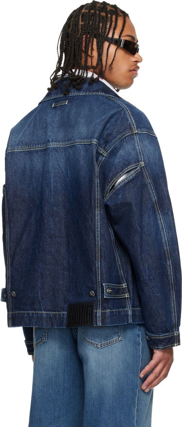 Jacka Jean Paul Gaultier Jean Paul Gaultier Cutout Denim Jacket Blå | 25/04-U-JA018-D024-83, 2