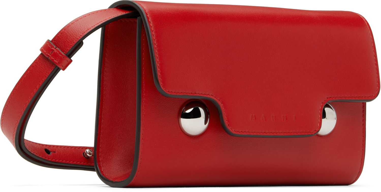 Plånbok Marni Marni Leather Trunkaroo Bag Röd | PHMO0041U0 P6948, 1