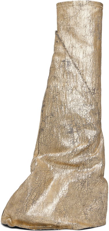 Kläder Rick Owens Rick Owens DRKSHDW Hollywood Fetish Tall Boots Metallisk | DS01E3815 SGMC, 2