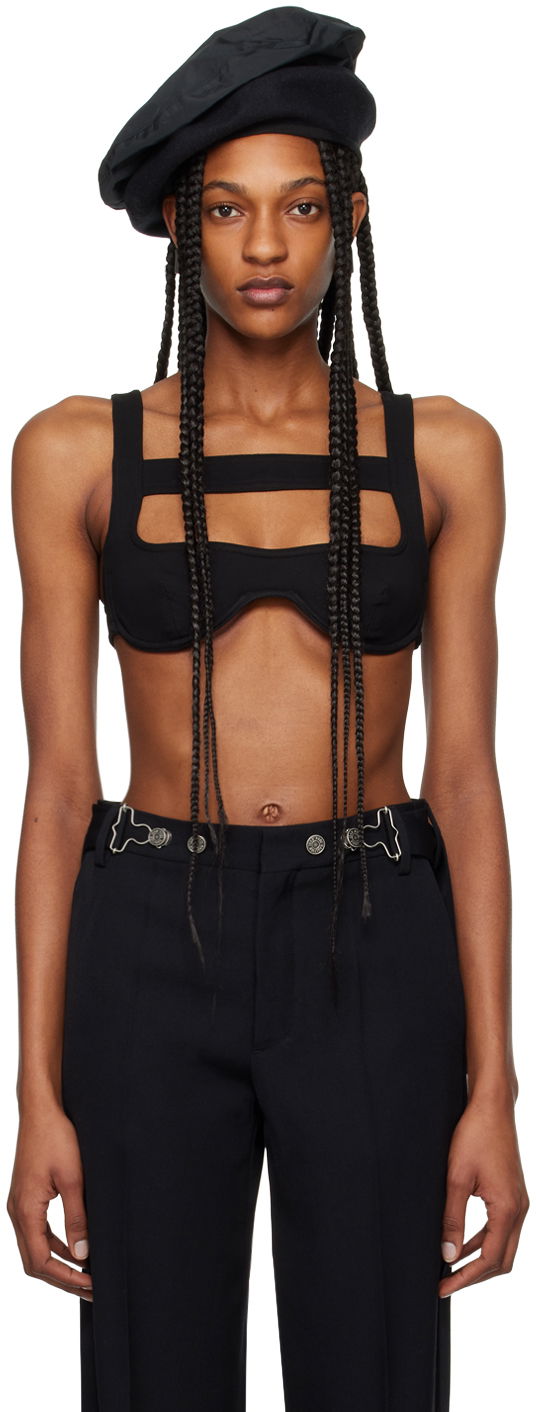 Behå Jean Paul Gaultier Gaultier Harness Bra Svart | 24/25-F-SG030-J053-00