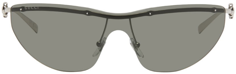 Solglasögon Gucci Silver Rimless Sunglasses Svart | GG1700S-001