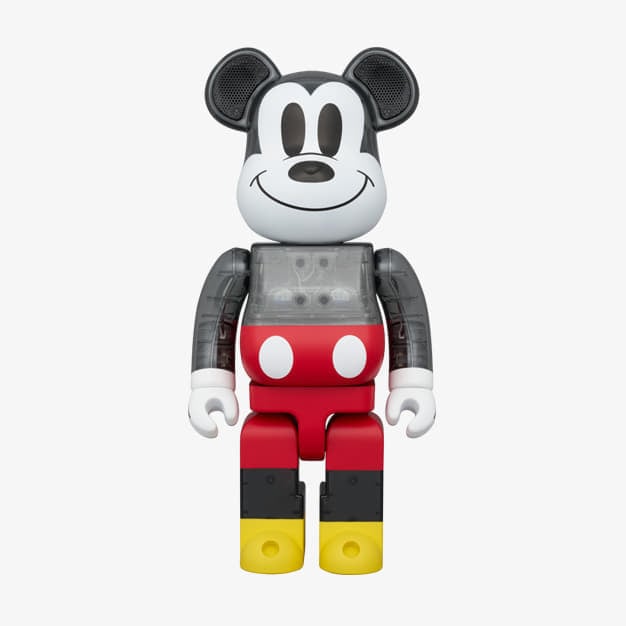 Samlarobjekt Medicom Toy BE@RBRICK 400% Mickey Mouse Portable Bluetooth Speaker Flerfärgad | BB4M2
