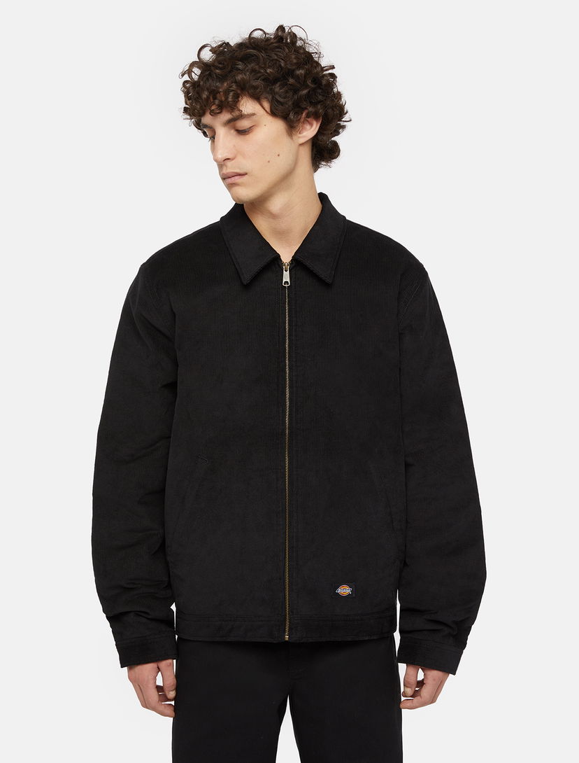 Jacka Dickies Corduroy Eisenhower Jacket Man Black Size L Svart | 0A863W