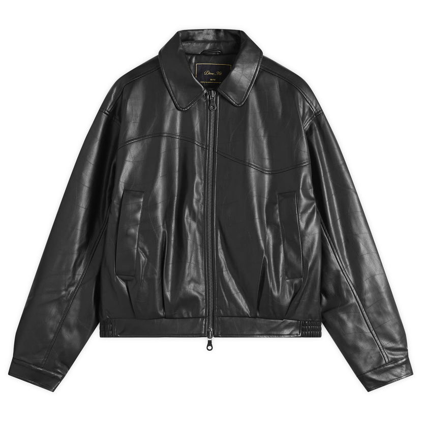 Jacka Dime Dime Debossed Wavy Jacket Svart | DIMEFA252BLK