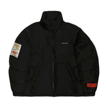 Pufferjacka HERON PRESTON Label Nylon Puffer Svart | HMED008F21FAB0011000, 0