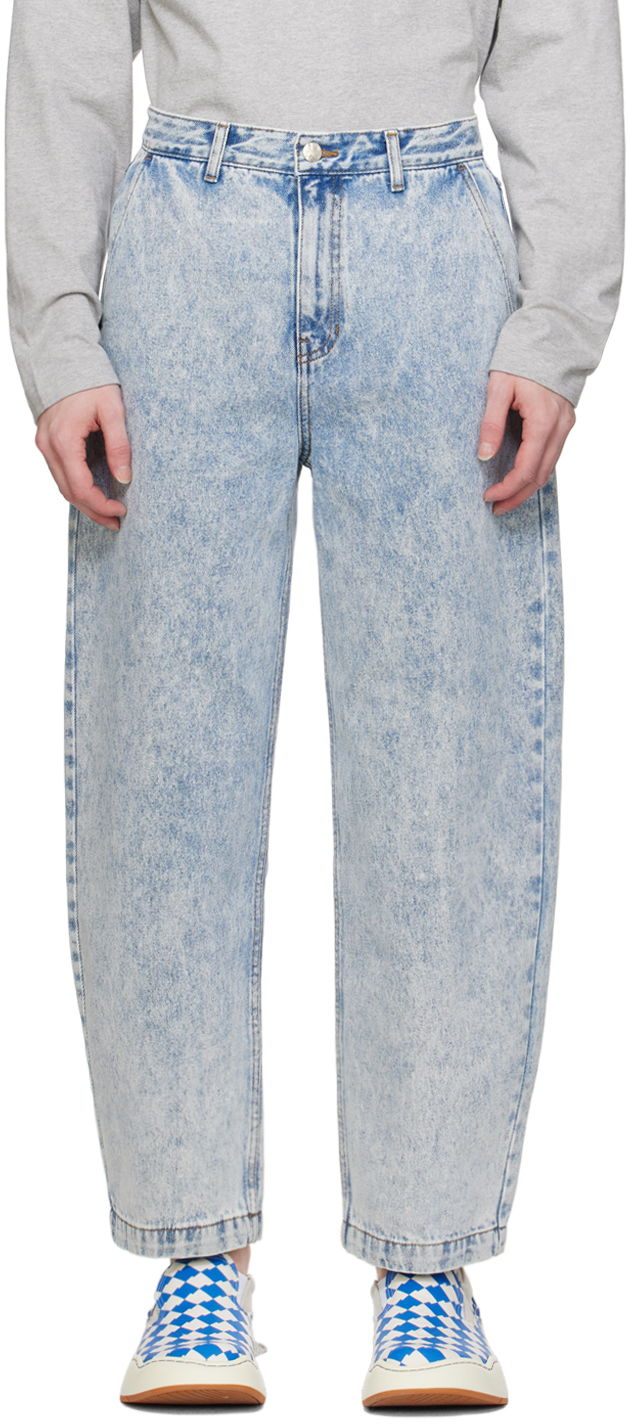 Jeans ADER ERROR Significant Tag Loose-Fit Jeans Blå | BMSGFYJE0103SB