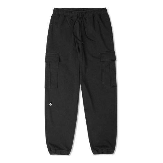 Träningsbyxor Converse Knit Cargo Pants Svart | 10024607-A03