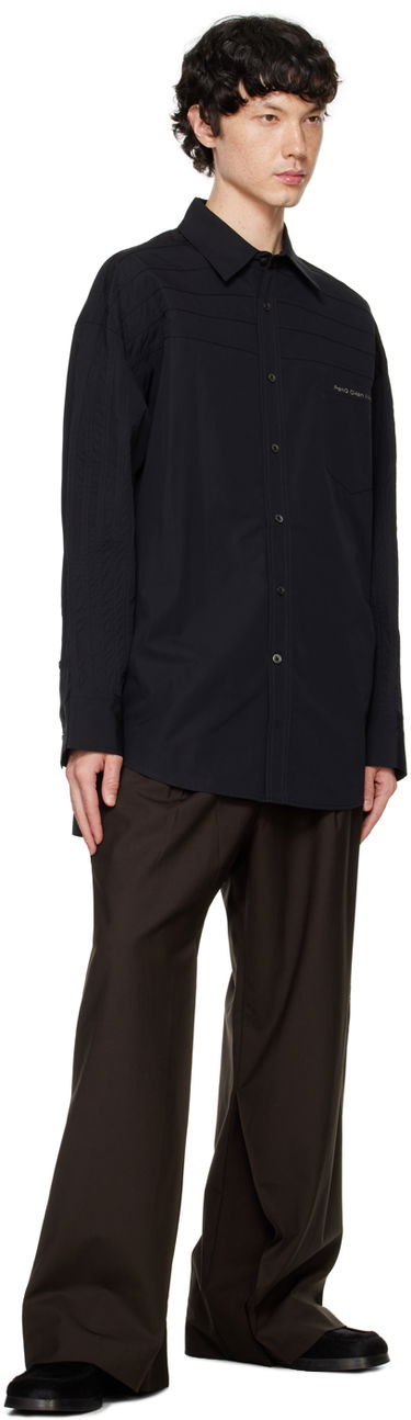 Skjorta Feng Chen Wang Feng Chen Wang Pleated Shirt Svart | FUF18SR04B, 3