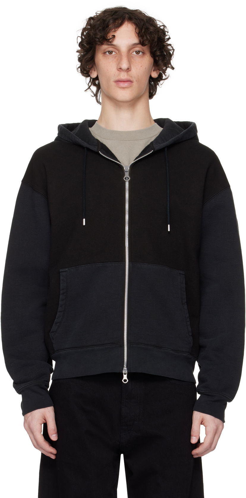 Sweatshirt OUR LEGACY Our Legacy Rascal Zip Hoodie Svart | M2256RP