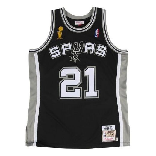 Jersey Mitchell & Ness Mitchell & Ness Spurs 2002-03 Tim Duncan Jersey Svart | AJY4CP19171-SASBLCK02TDU