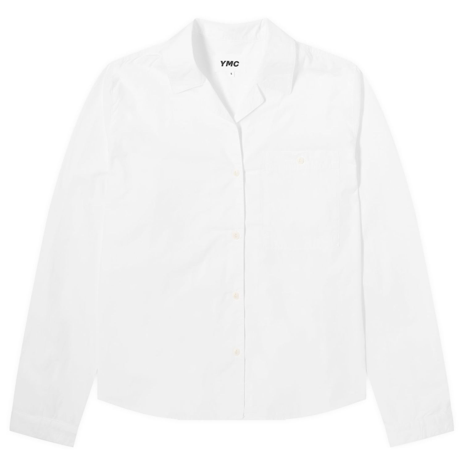 Skjorta YMC Annie Pleated Back Shirt X-Small Vit | Q2WMA-10, 0