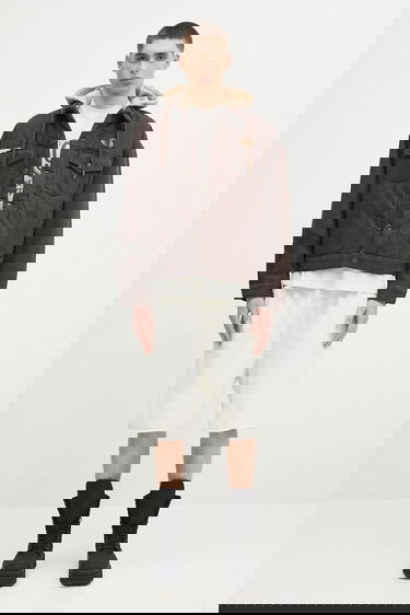 Jacka AAPE by A Bathing Ape AAPE Main Denim Hooded Jacket Brun | AAPJKM7679XAN, 7