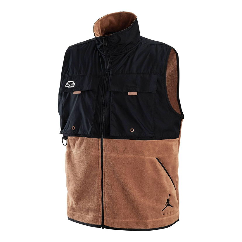 Väst Jordan Jumpman Fleece Vest Brun | DX6598-256