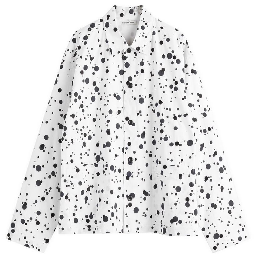 Skjorta YMC YMC PJ Overshirt, Size Large Vit | P2YAL-10