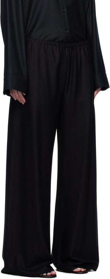 Byxor The Row The Row Gala Wide-Leg Trousers Svart | 1766-W3301, 1