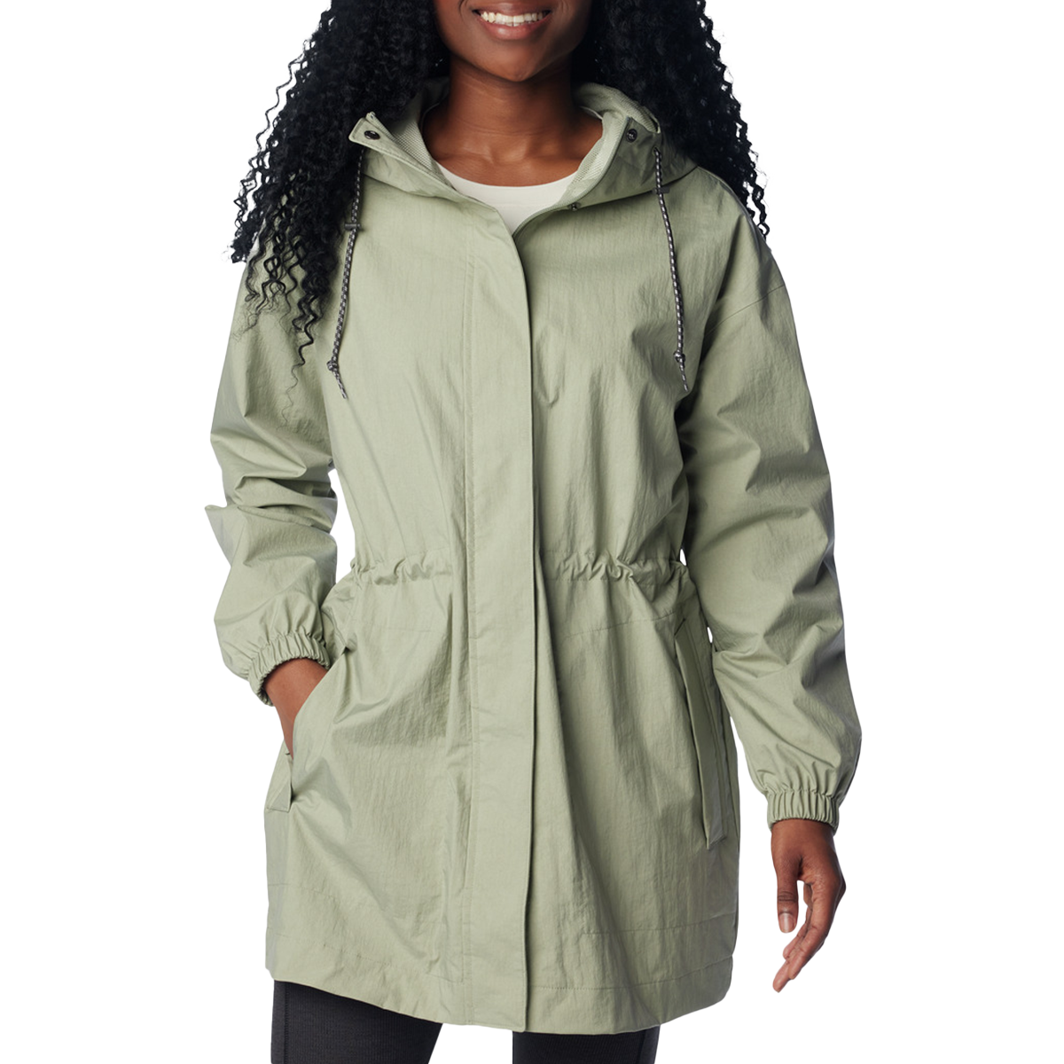Jacka Columbia Splash Side II Hooded Drawstring Waist Jacket Grön | 2116421348, 0