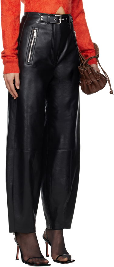 Byxor Nanushka Nanushka Jozefa Regenerated Leather Balloon Trousers Svart | NW25RSPA13699, 1