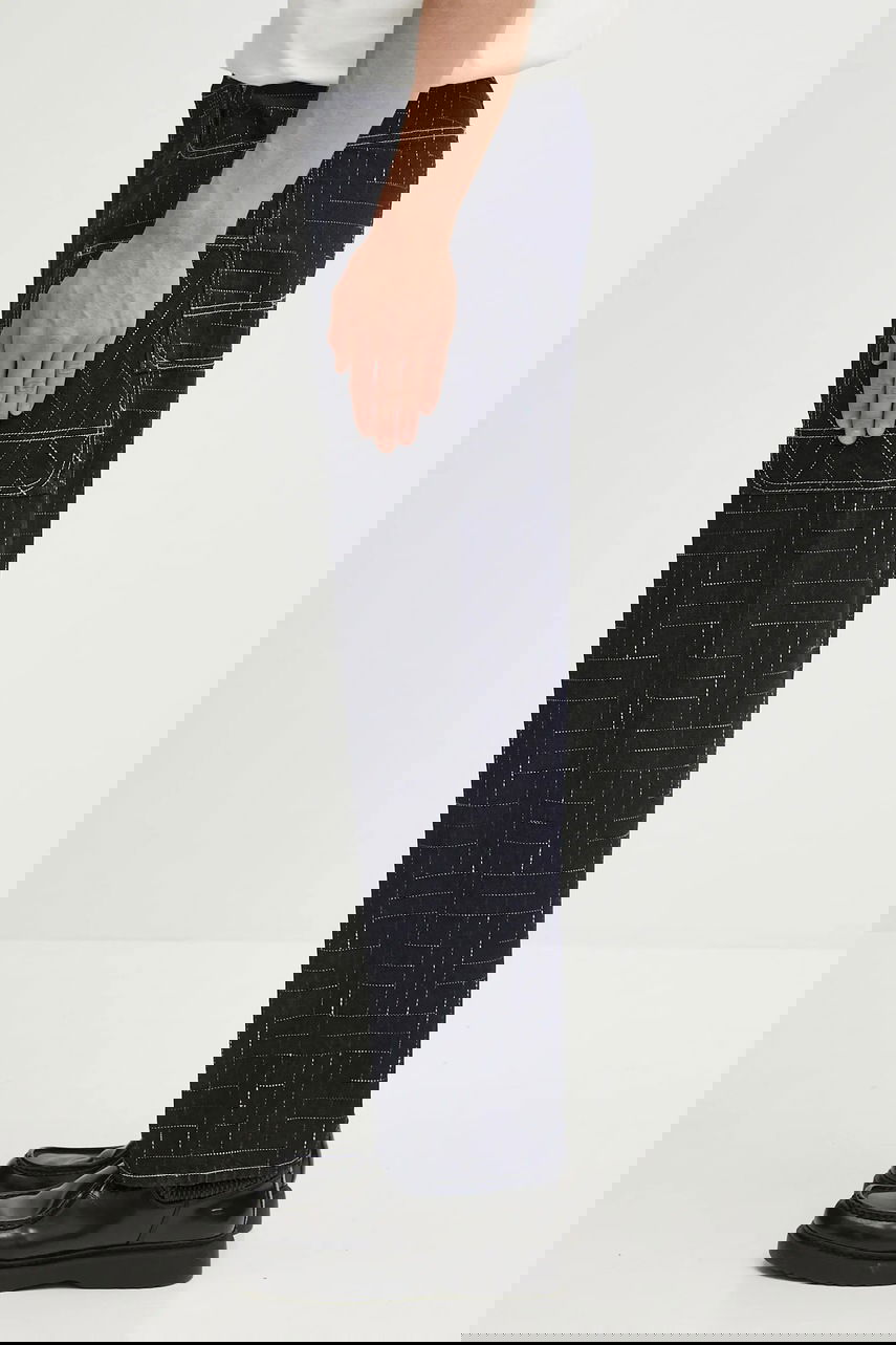 Cargo byxor KENZO Kenzo Weave Cargo Monkey Fit Pants Mörkblå | FF65DP4086V1, 1