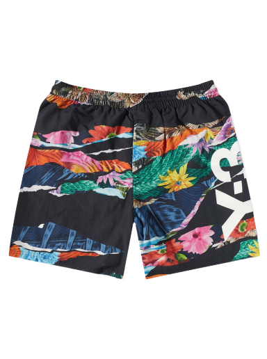Badkläder Y-3 Floral Print Swim Short Flerfärgad | HG6107